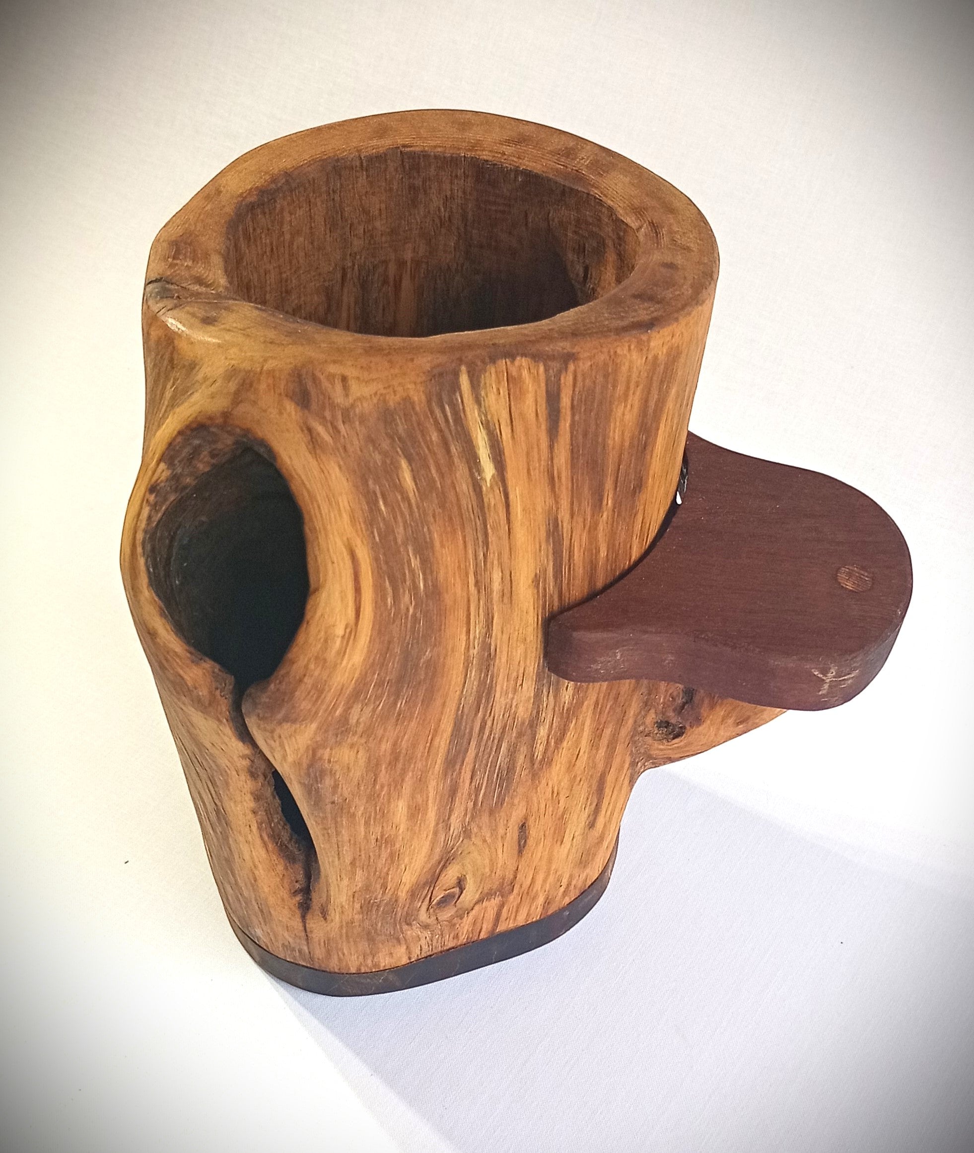 Pot tronc creux avec petit plateau