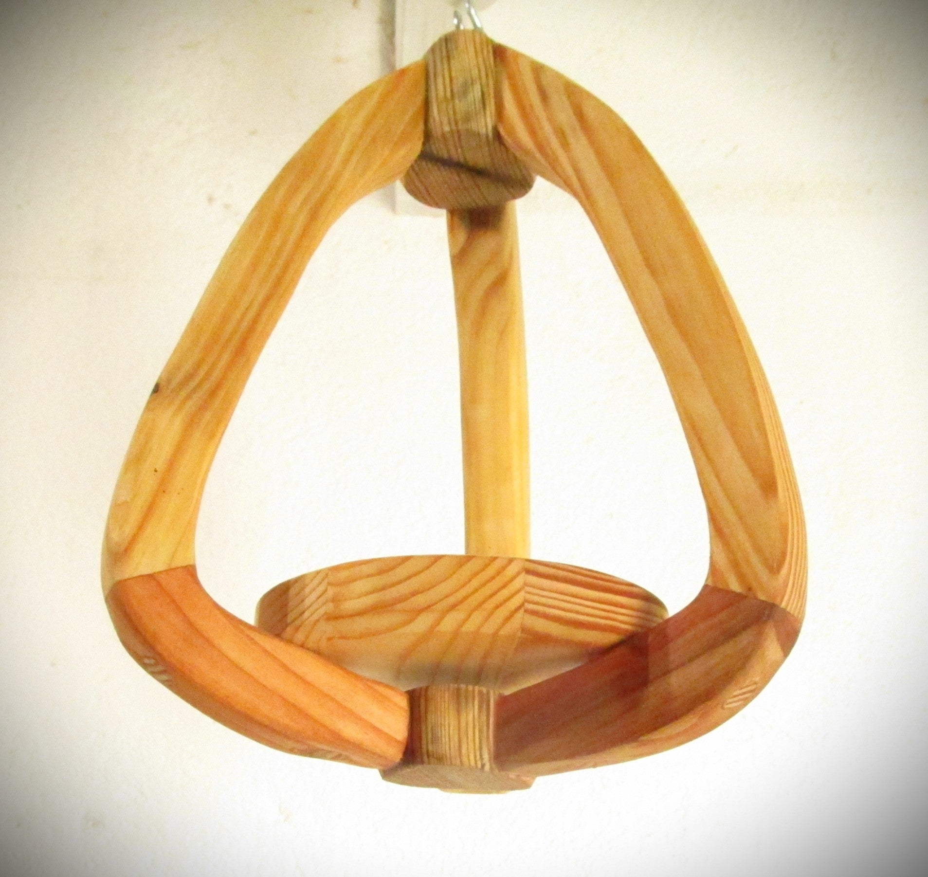 Suspension Bois tout sapin - H26cm x L20cm - S004