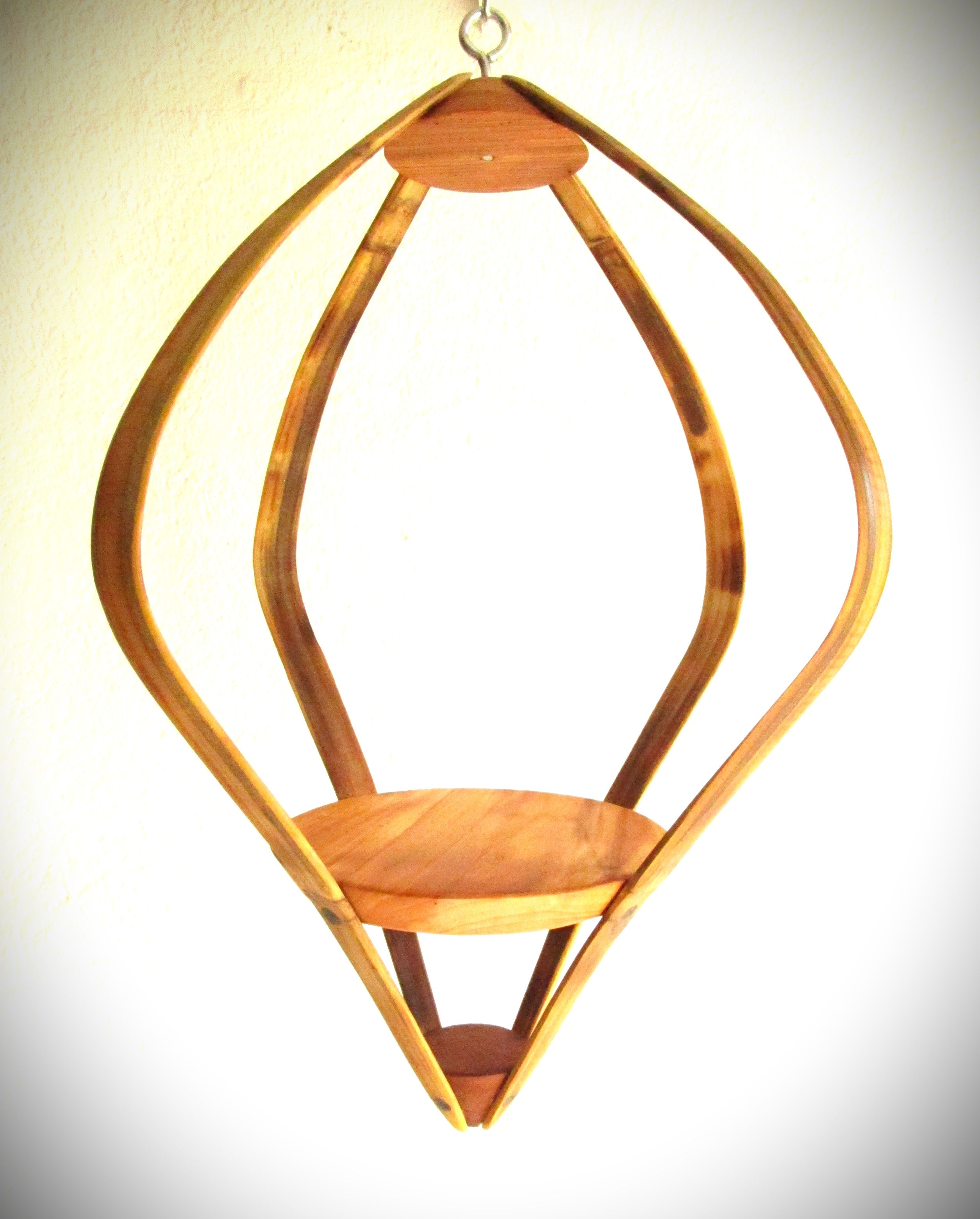 Suspension Bois 3 essences - H53cm x L37cm - S017