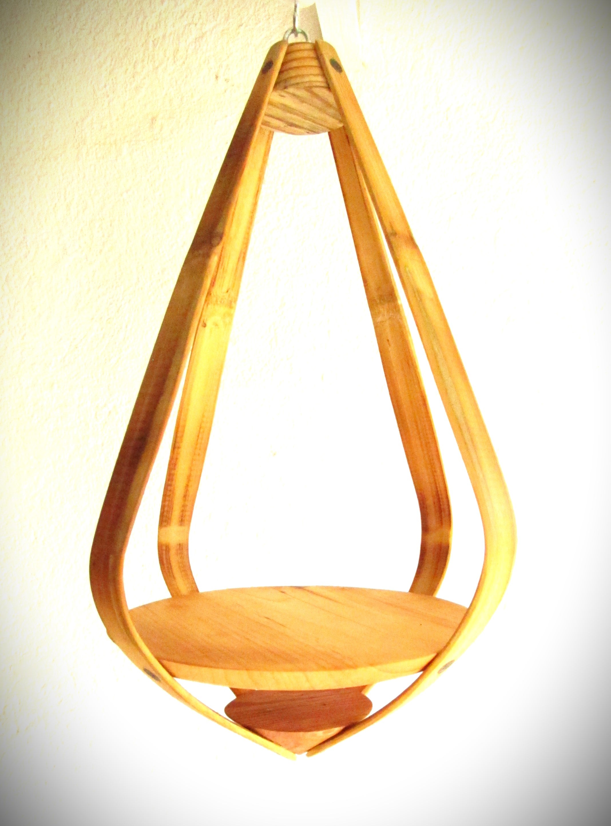 Suspension Bois 3 essences - H41cm x L25cm - S018