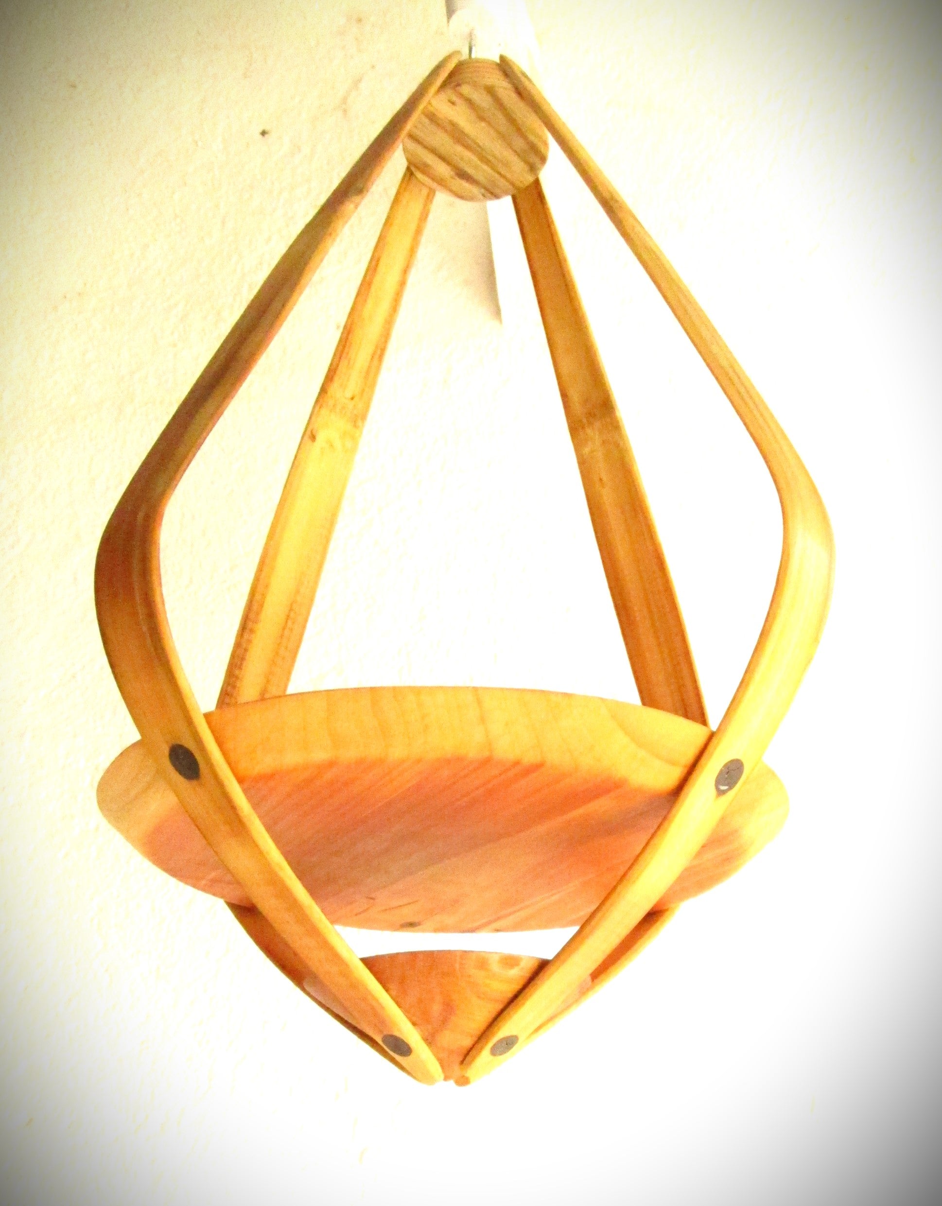 Suspension Bois 3 essences - H41cm x L25cm - S018