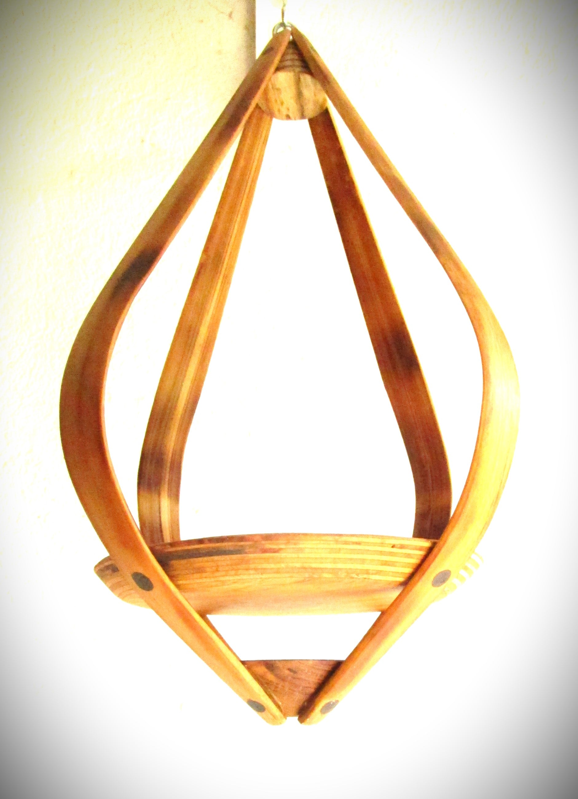 Suspension Bois 3 essences - H40cm x L25cm - S019
