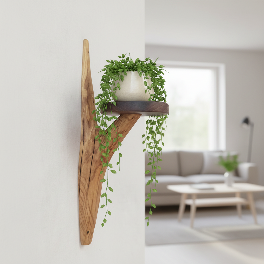 Etagère murale arborescente 1 plateau - H41cm - EA11