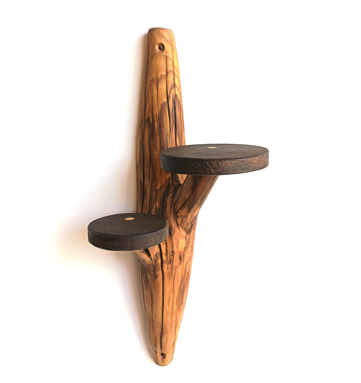 Etagère murale arborescente 2 plateaux - H42cm - EA12 Souffle des Bois