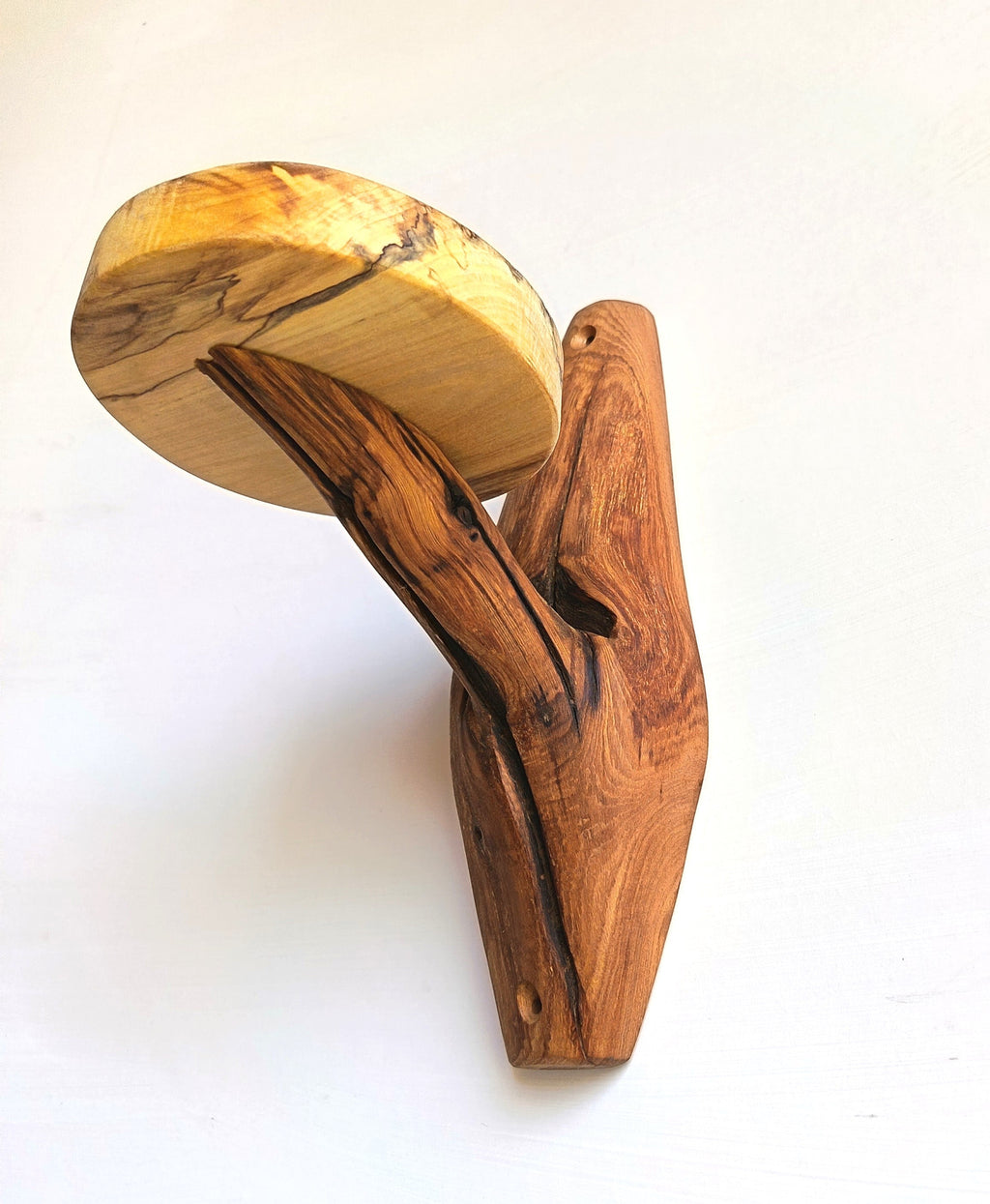 Etagère murale arborescente 1 plateau - H33cm x L 15cm - EA13 Souffle des Bois