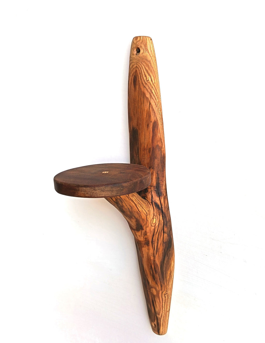 Etagère murale arborescente 1 plateau - H54cm x L13.5cm - EA14 Souffle des Bois