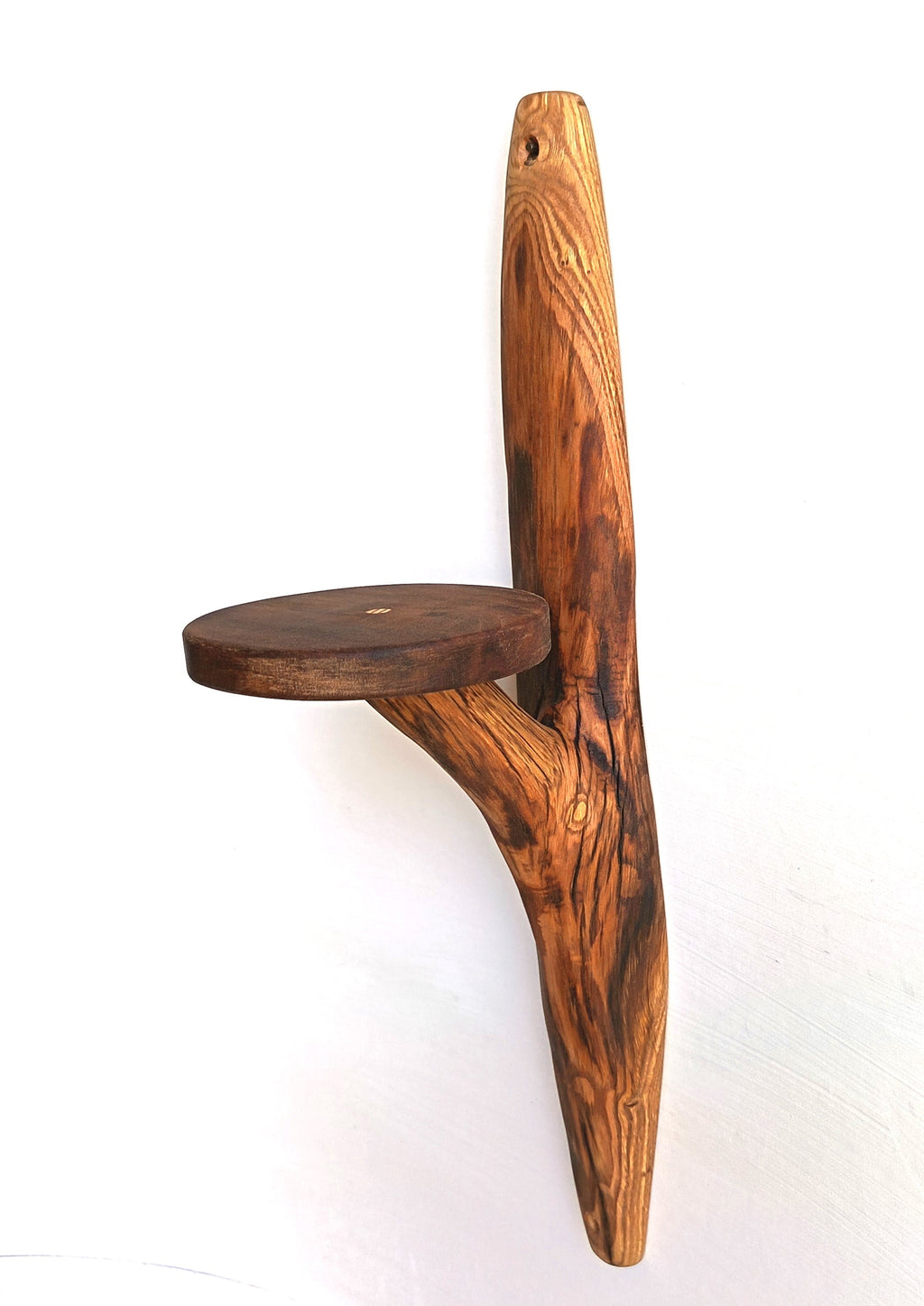 Etagère murale arborescente 1 plateau - H54cm x L13.5cm - EA14 Souffle des Bois