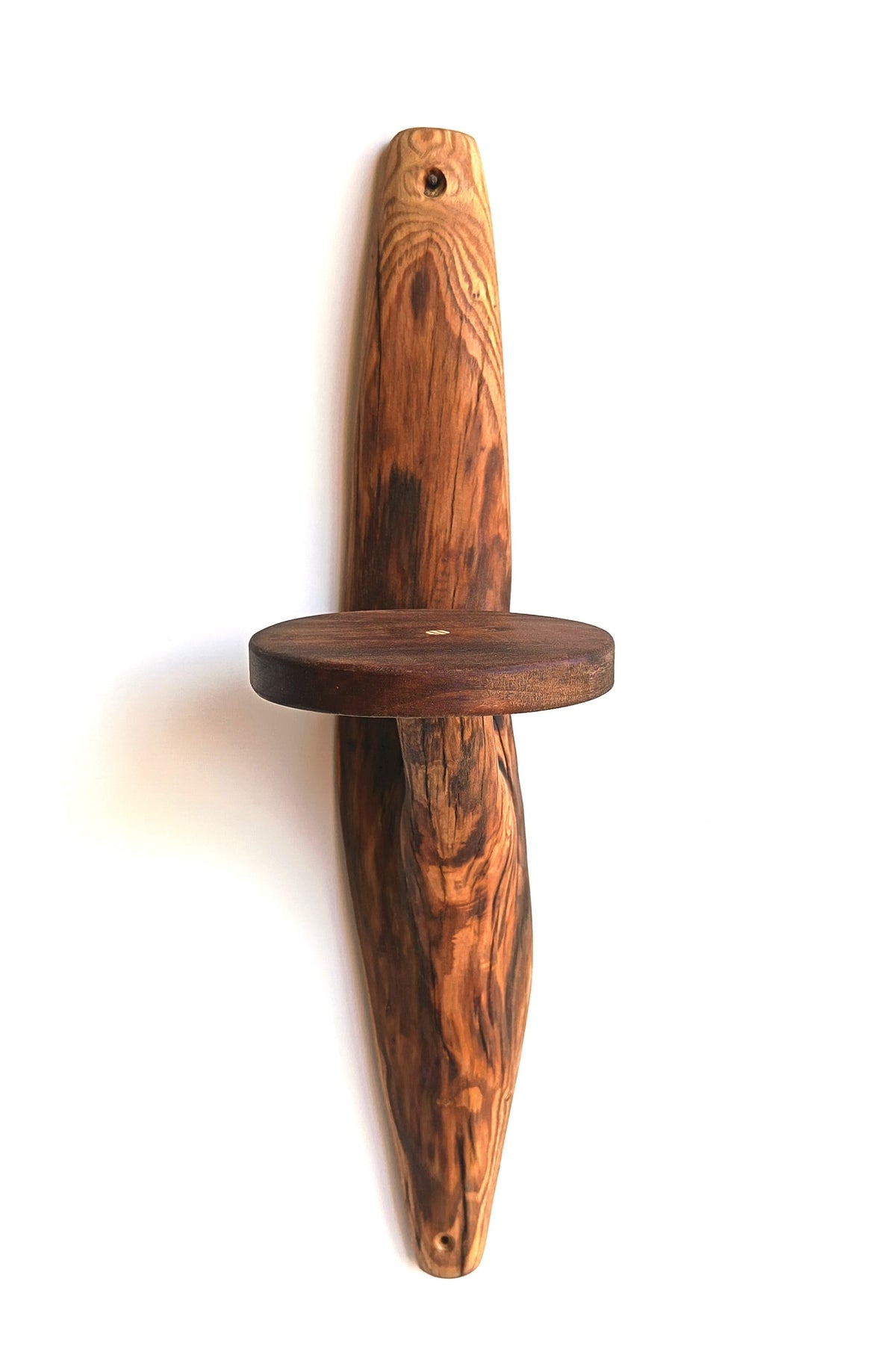 Etagère murale arborescente 1 plateau - H54cm x L13.5cm - EA14 Souffle des Bois