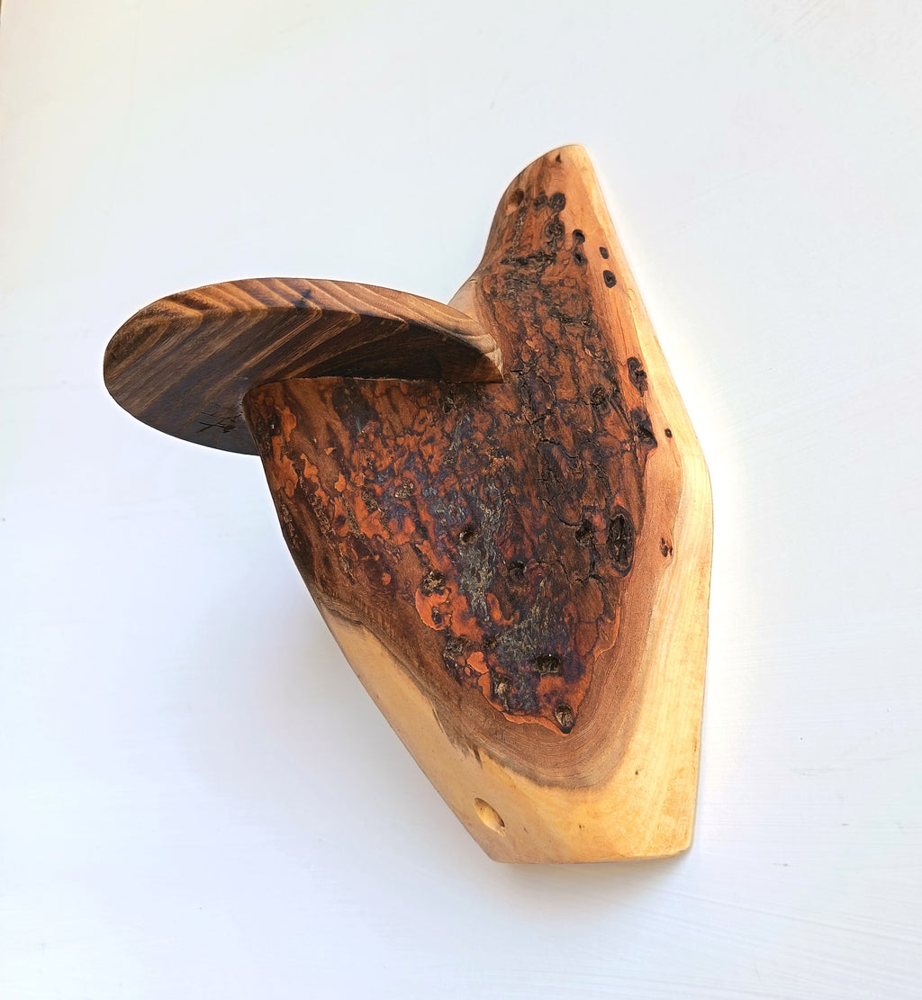 Etagère murale arborescente 1 plateau - H35cm - EA17 Souffle des Bois