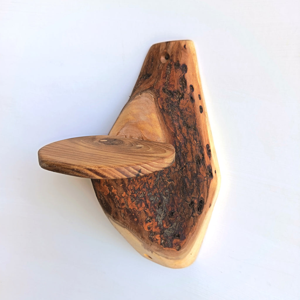 Etagère murale arborescente 1 plateau - H35cm - EA17 Souffle des Bois