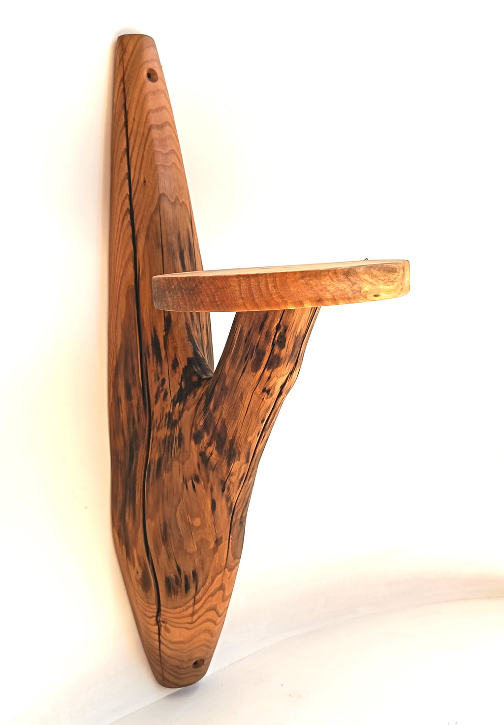 Etagère murale arborescente 1 plateau - H72cm x L22cm - EA18 Souffle des Bois
