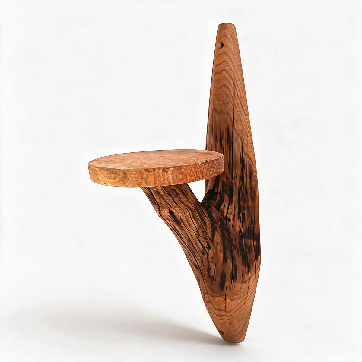 Etagère murale arborescente 1 plateau - H72cm x L22cm - EA18 Souffle des Bois