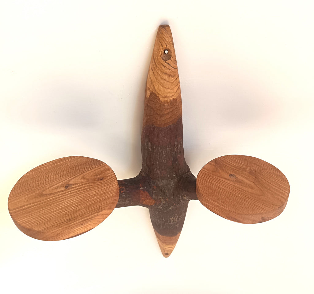 Etagère murale arborescente 2 plateaux - H47cm x L35cm - EA20 Souffle des Bois