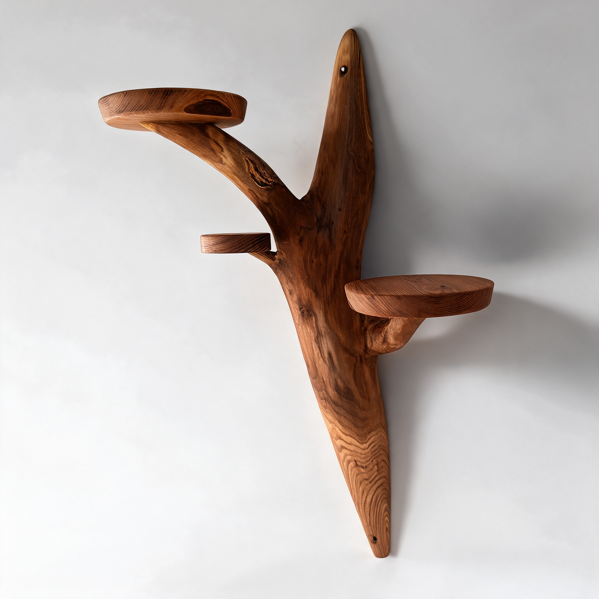 Etagère murale arborescente 1 plateau - H58cm x L33cm - EA21 Souffle des Bois