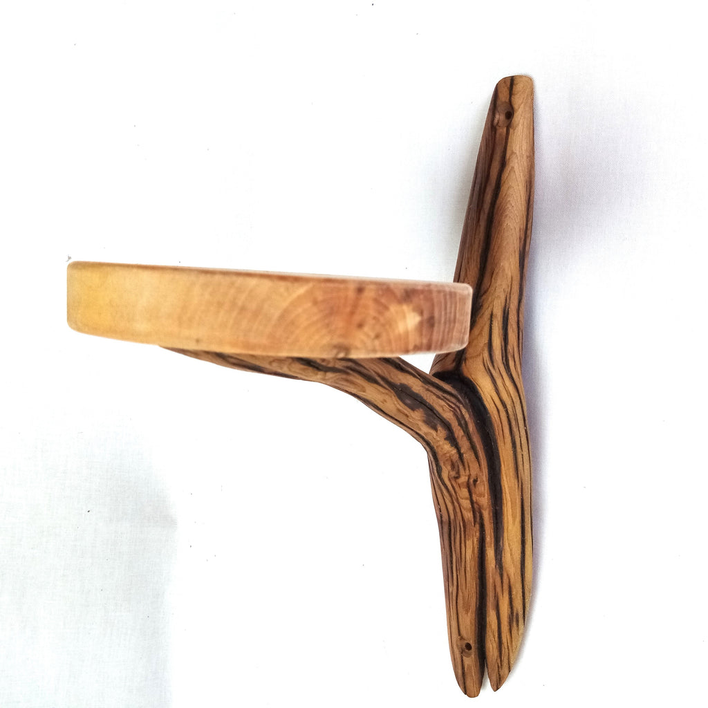 Etagère murale arborescente 1 plateau - H33cm - EA3 Souffle des Bois