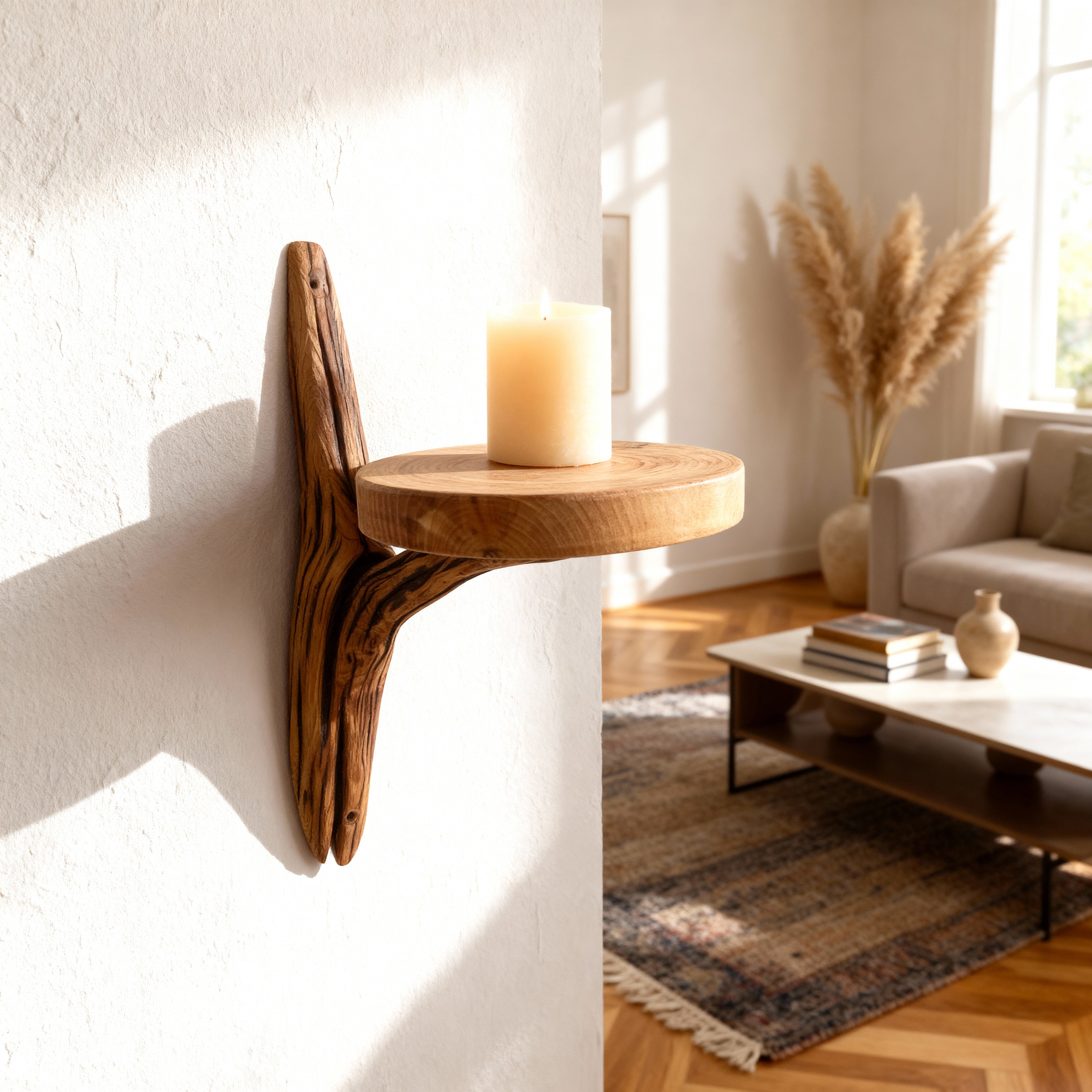 Etagère murale arborescente 1 plateau - H33cm - EA3