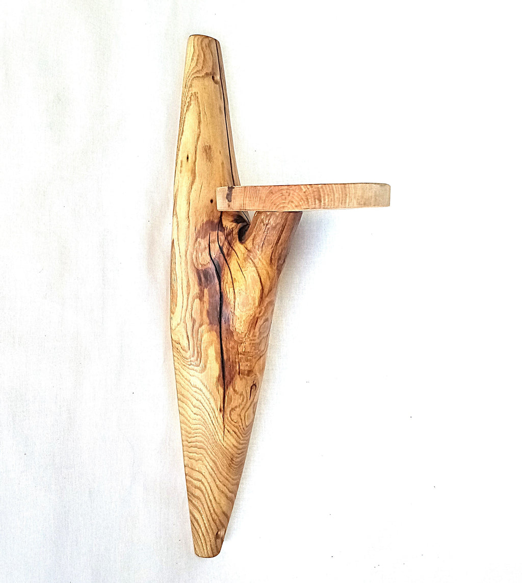 Etagère murale arborescente 1 plateau - H56cm - EA6 Souffle des Bois