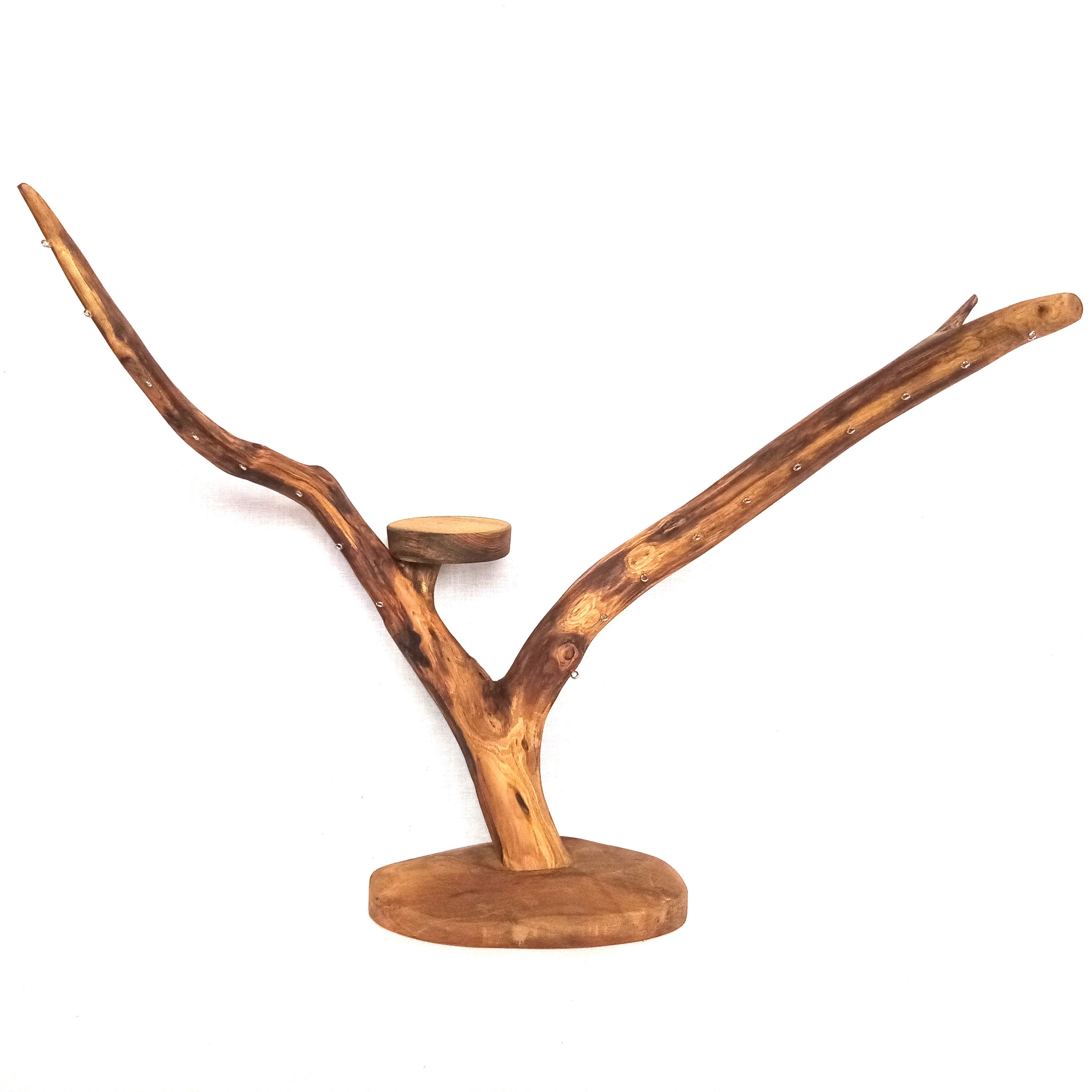 Porte boucles d'oreilles sur pied - 18 attaches- Largeur 50cm - Hauteur 40cm