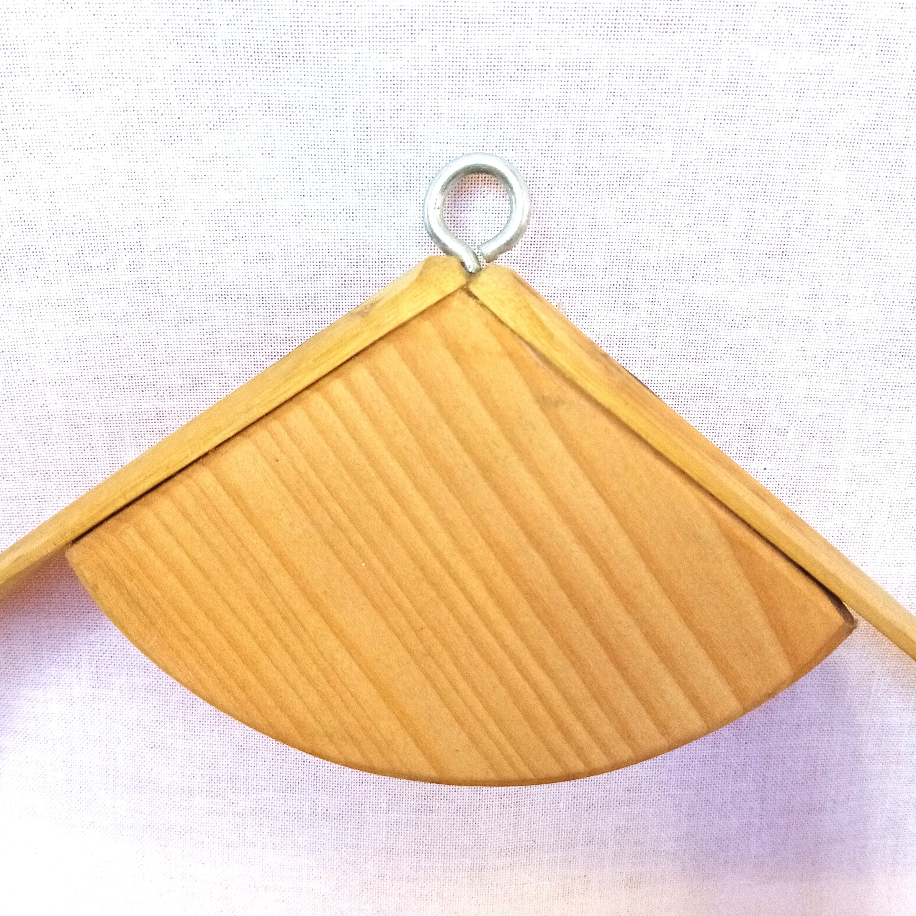 Porte boucles d'oreilles mural bambou + bois massif - 31 attaches- H68cm x L29cm