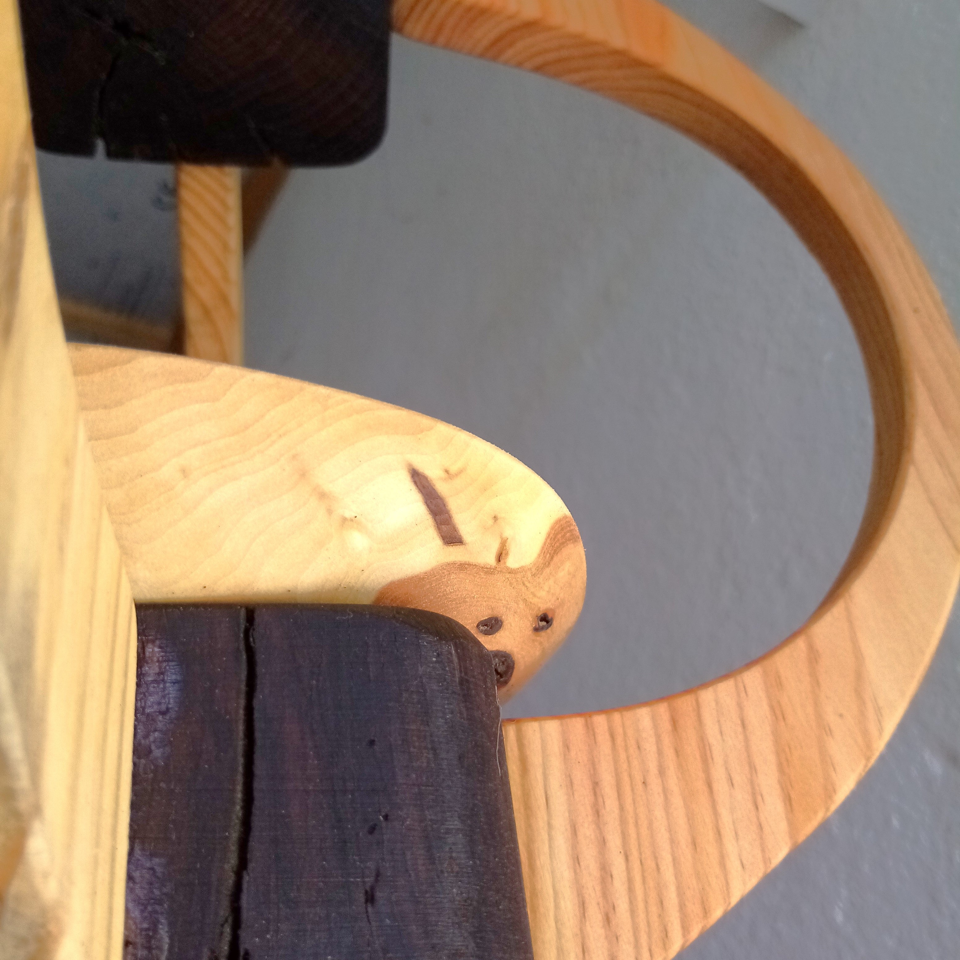 Suspension pour Plantes en Bois Design - H32cm x L34cm - S021