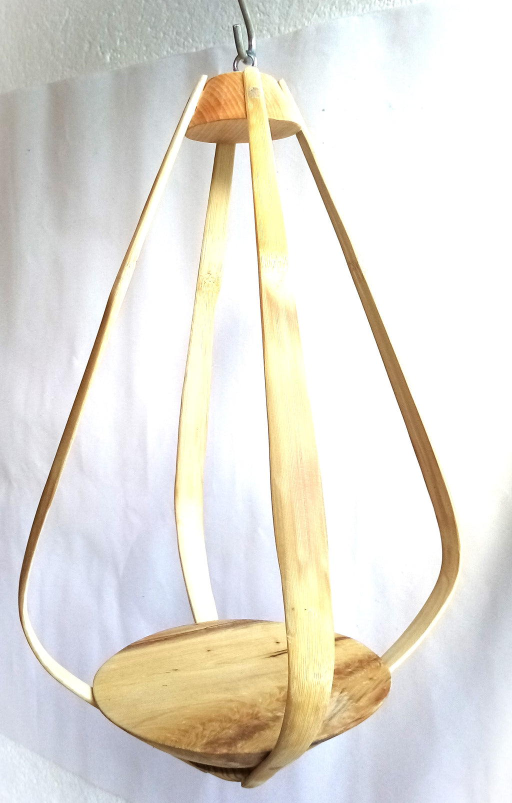 Suspension pour Plantes en Bambou Design  - H45cm x L28cm - S022