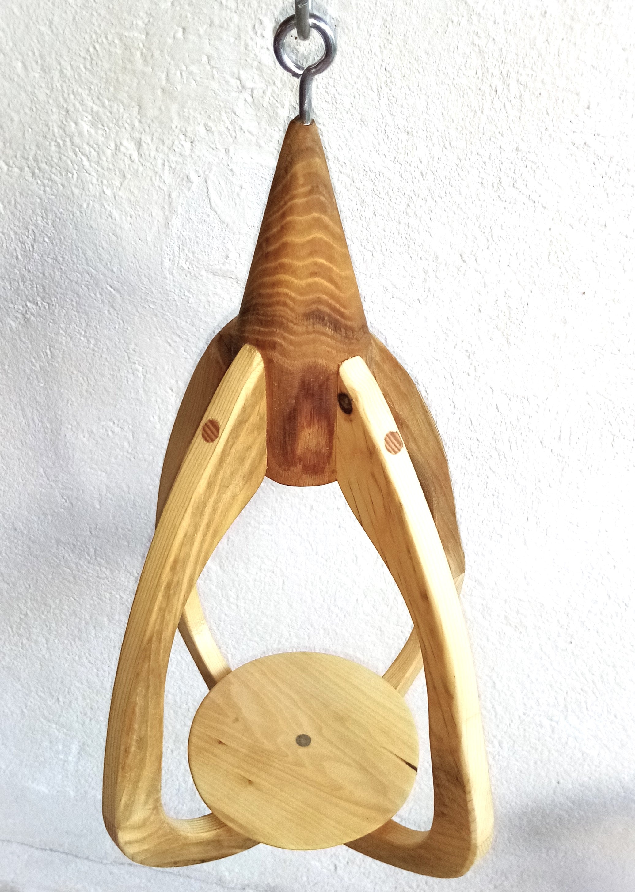 Suspension pour Plantes en Bois Design - H50cm x L28cm - S023