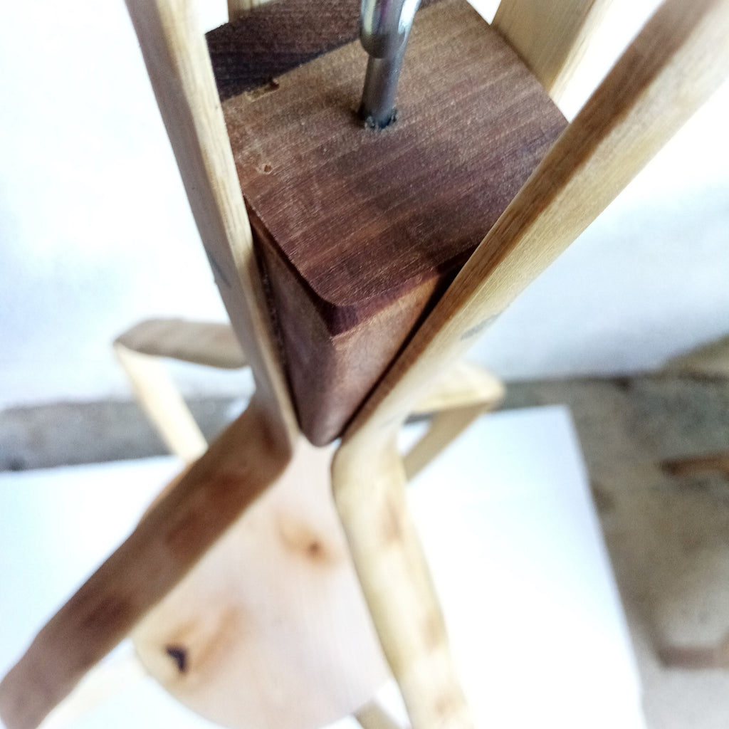 Suspension pour Plantes en Bambou Design  - H66cm x L35cm - S020