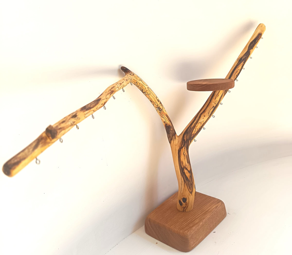 Support pour boucles d'oreilles sur pied - 20 attaches- Largeur 56cm - Hauteur 36cm Souffle des Bois