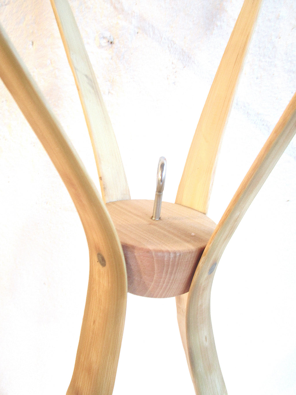 Suspension pour plantes en Bambou Design - H68cm x L30cm - S024