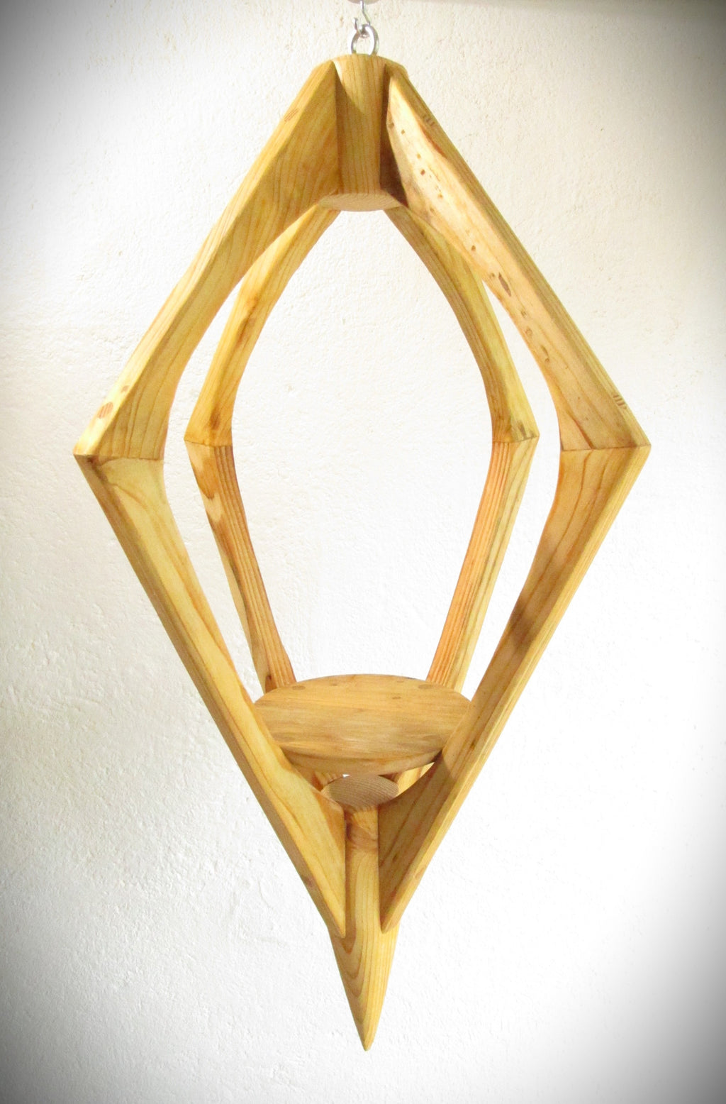 Suspension Bois tout sapin - H73cm x L40cm S002