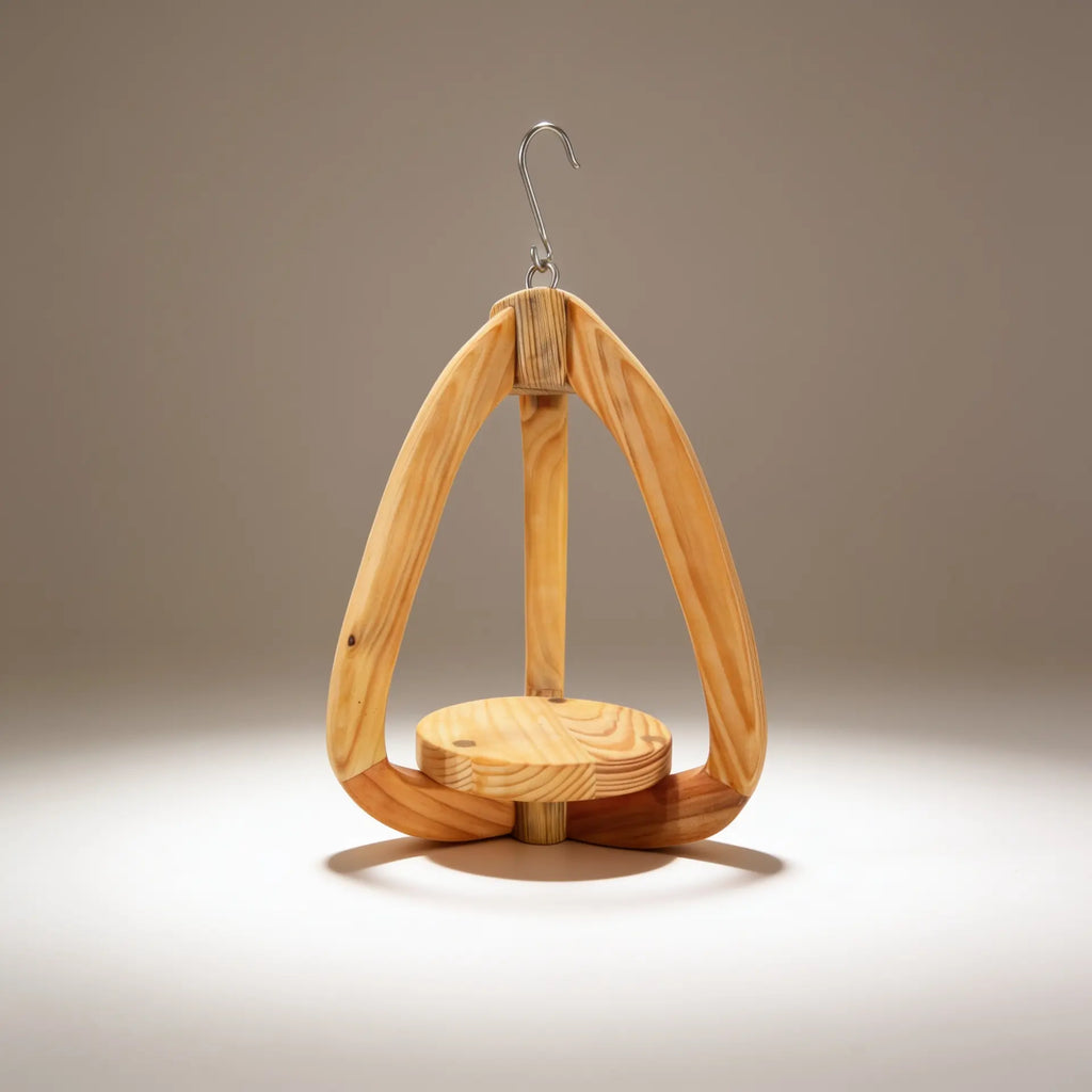 Suspension pour Plantes en Bois Design - H26cm x L20cm - S004 Souffle des Bois