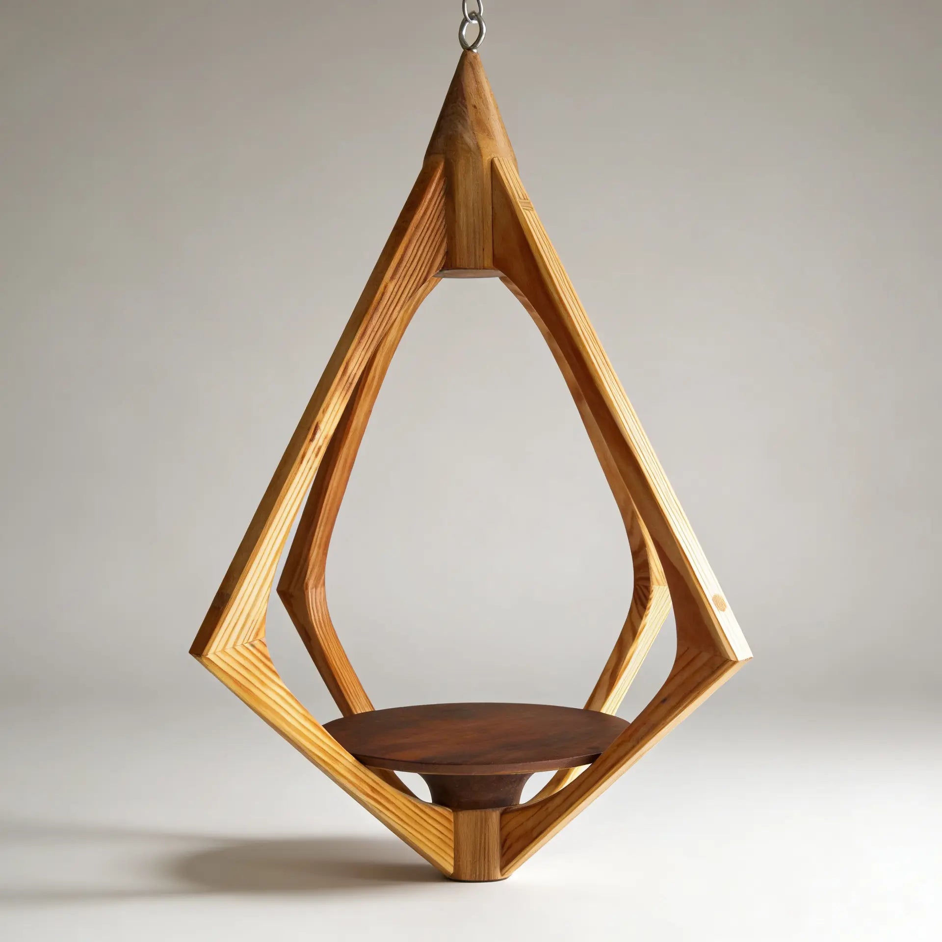 Suspension pour Plantes en Bois Design - H59cm x L45cm - S007 Souffle des Bois