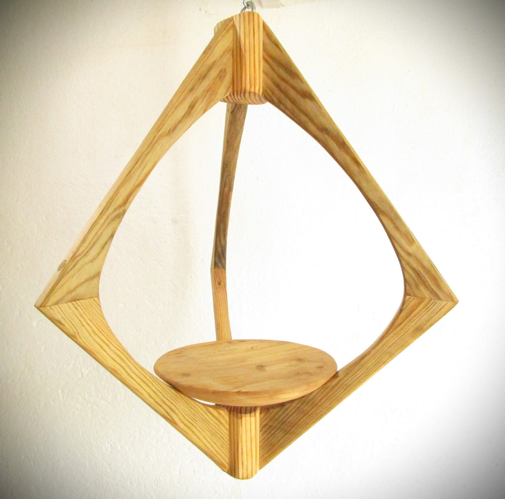 Suspension Bois tout sapin - H50cm x L34cm - S008