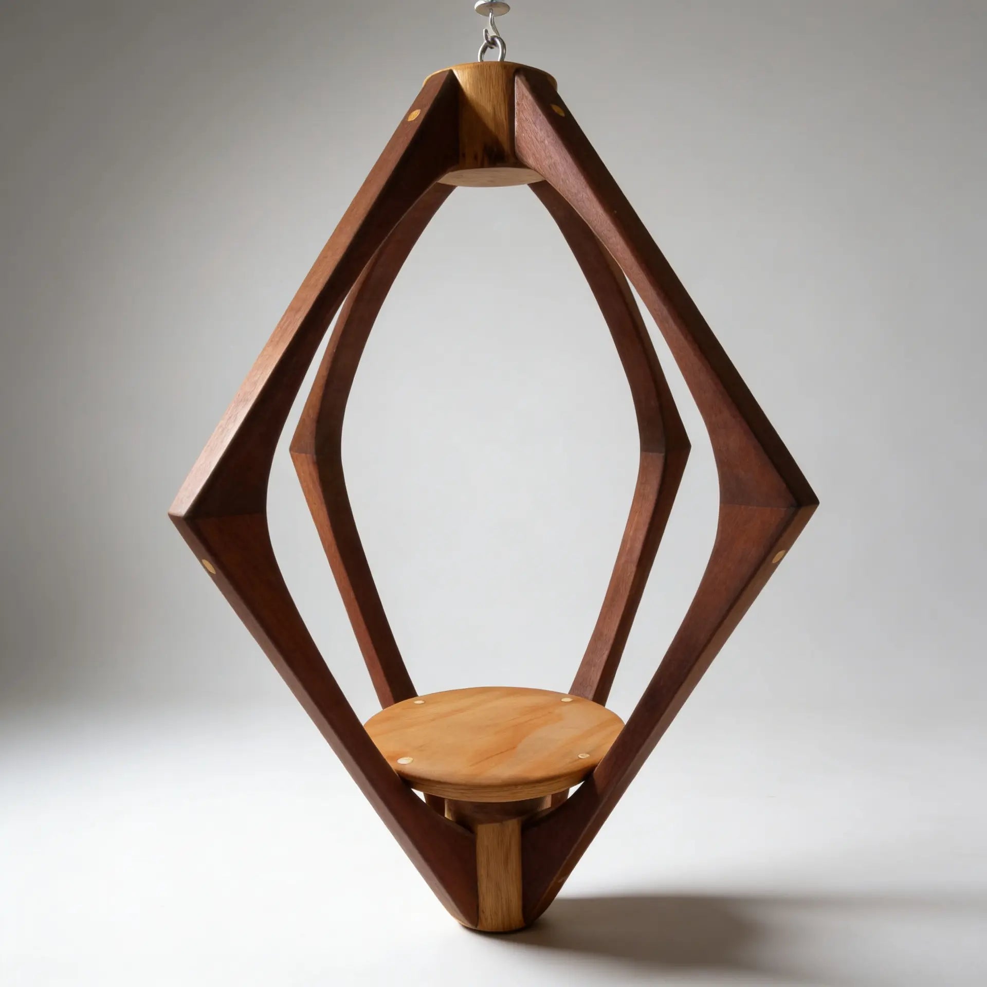 Suspension pour Plantes en Bois Design - H62cm x L46cm - S009 Souffle des Bois