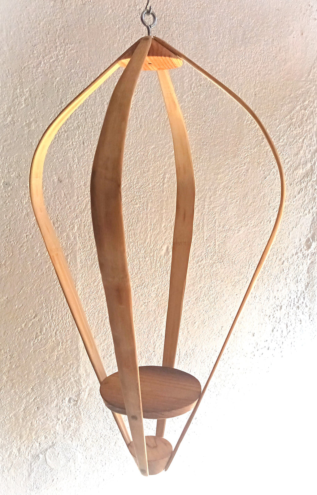 Suspension pour Plantes en Bois Design - H66cm x L37cm - S025