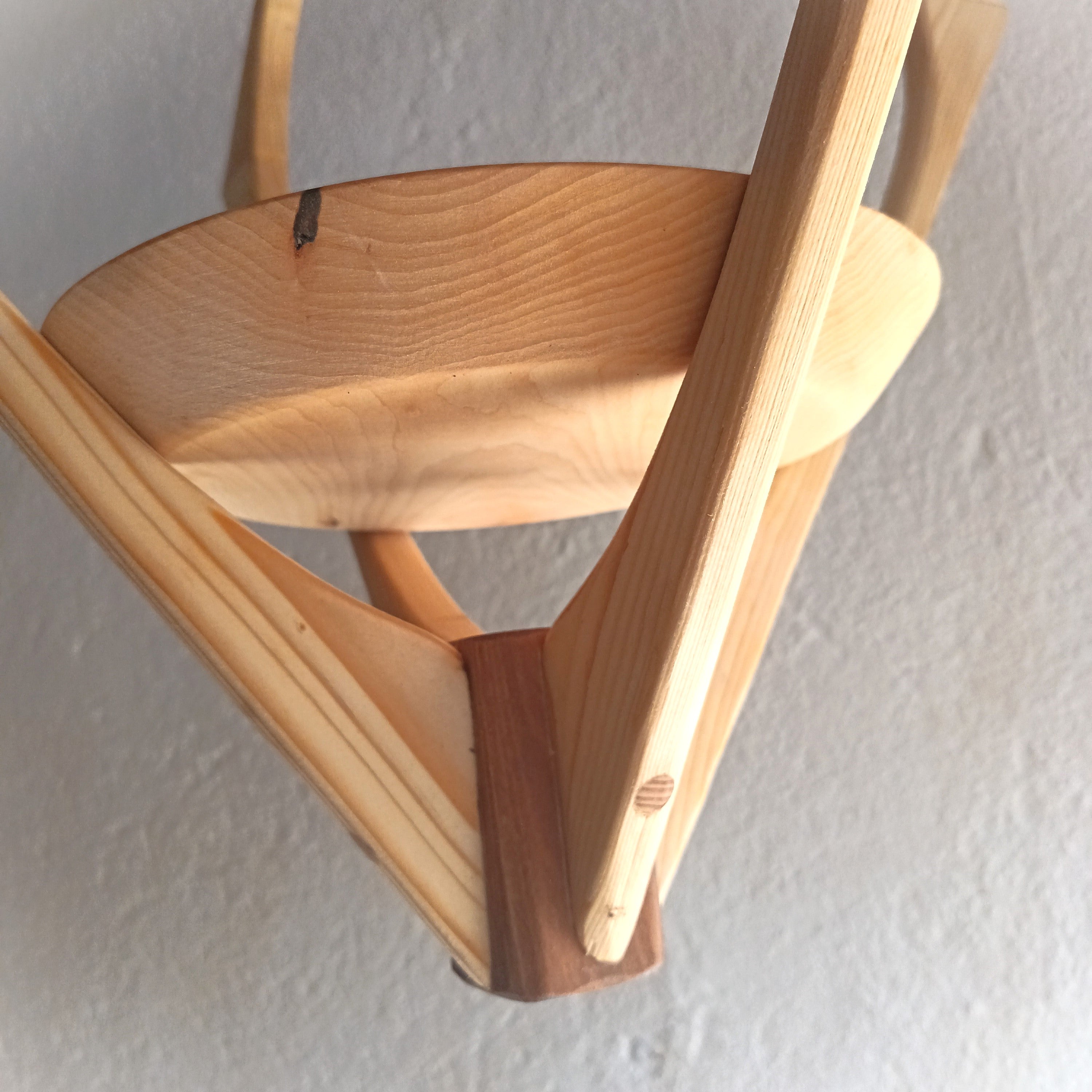 Suspension pour Plantes en Bois Design - H57cm x L54cm - S026