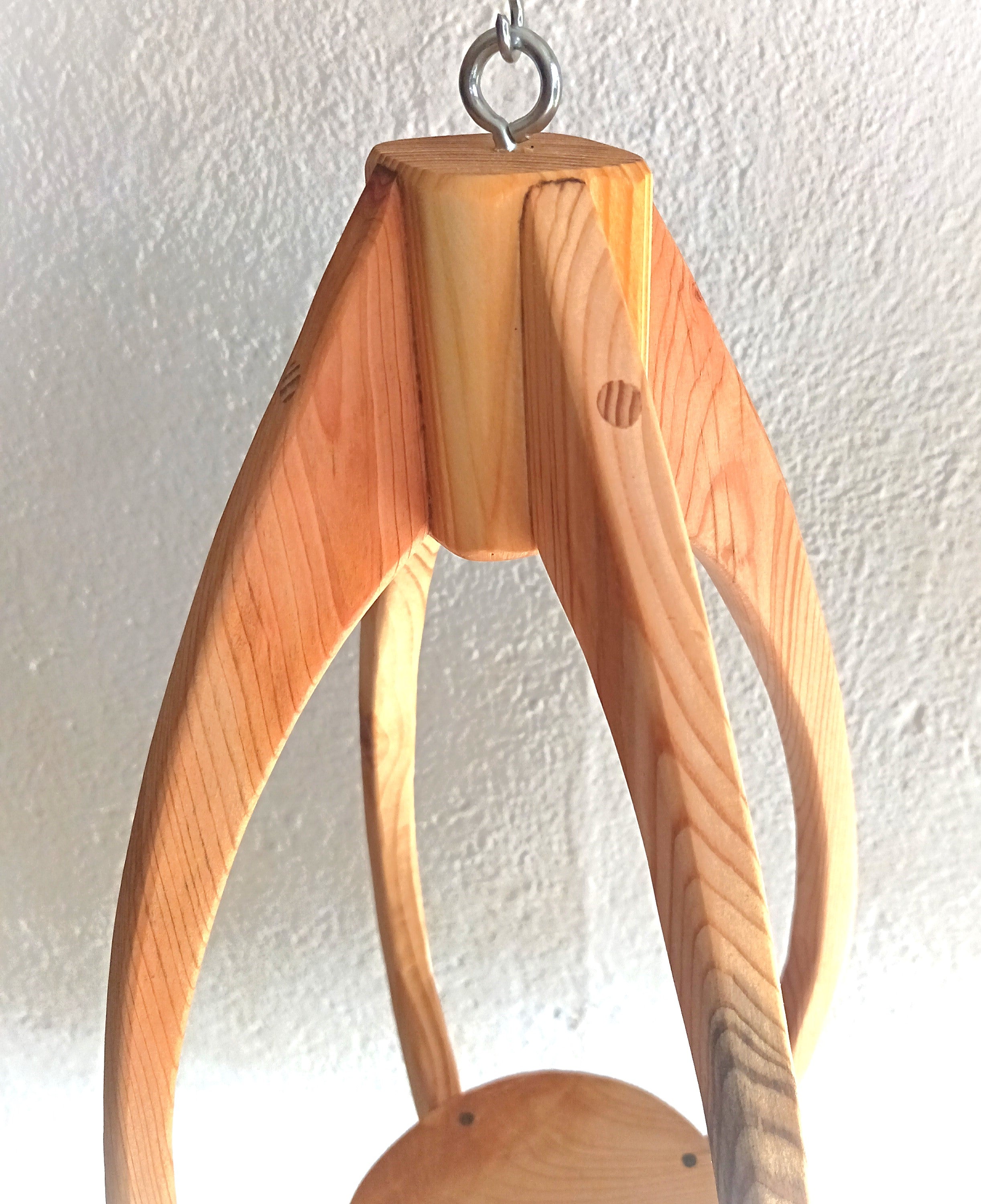 Suspension pour Plantes en Bois Design - H59cm x L29cm - S027