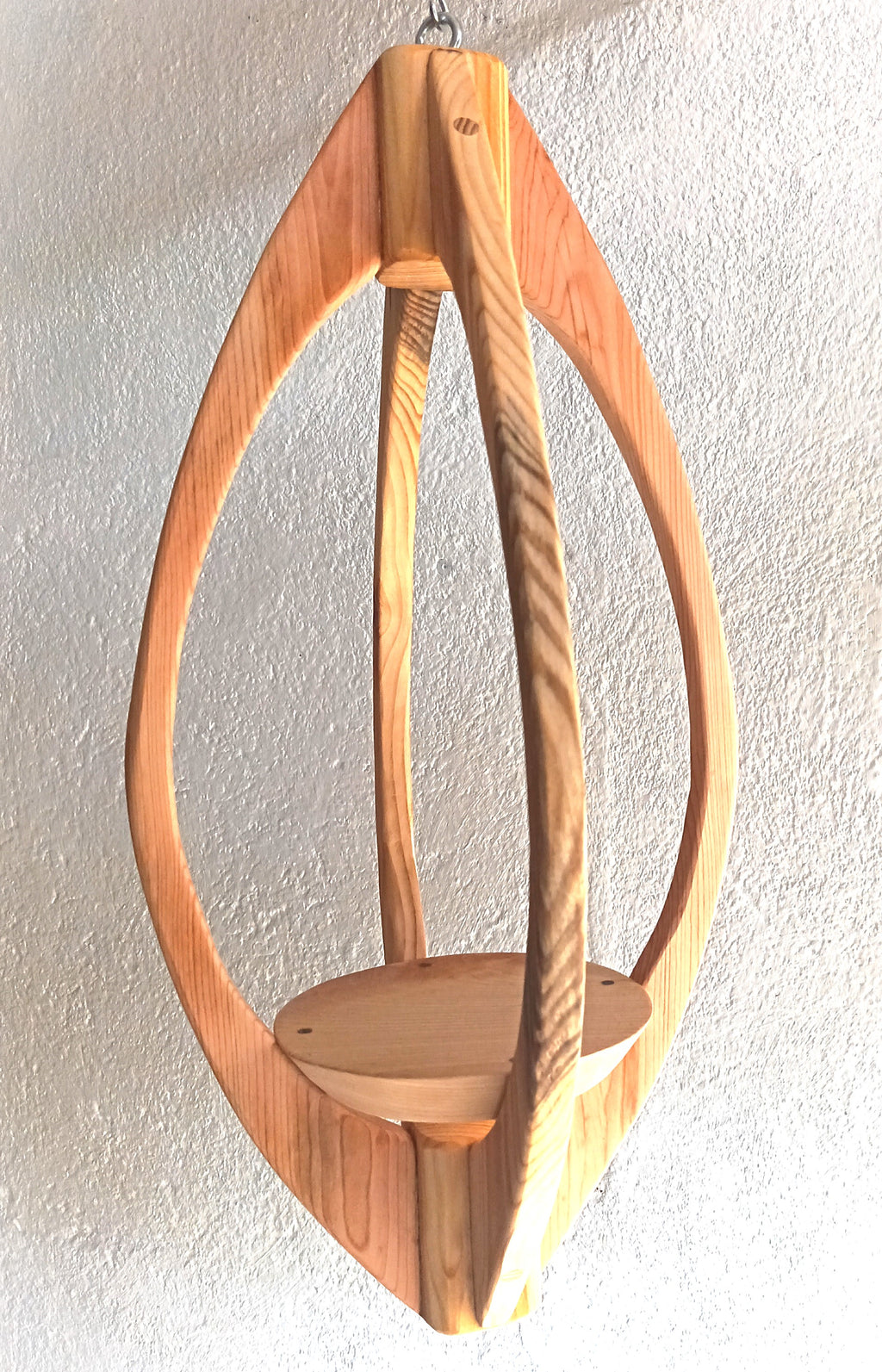 Suspension pour Plantes en Bois Design - H59cm x L29cm - S027