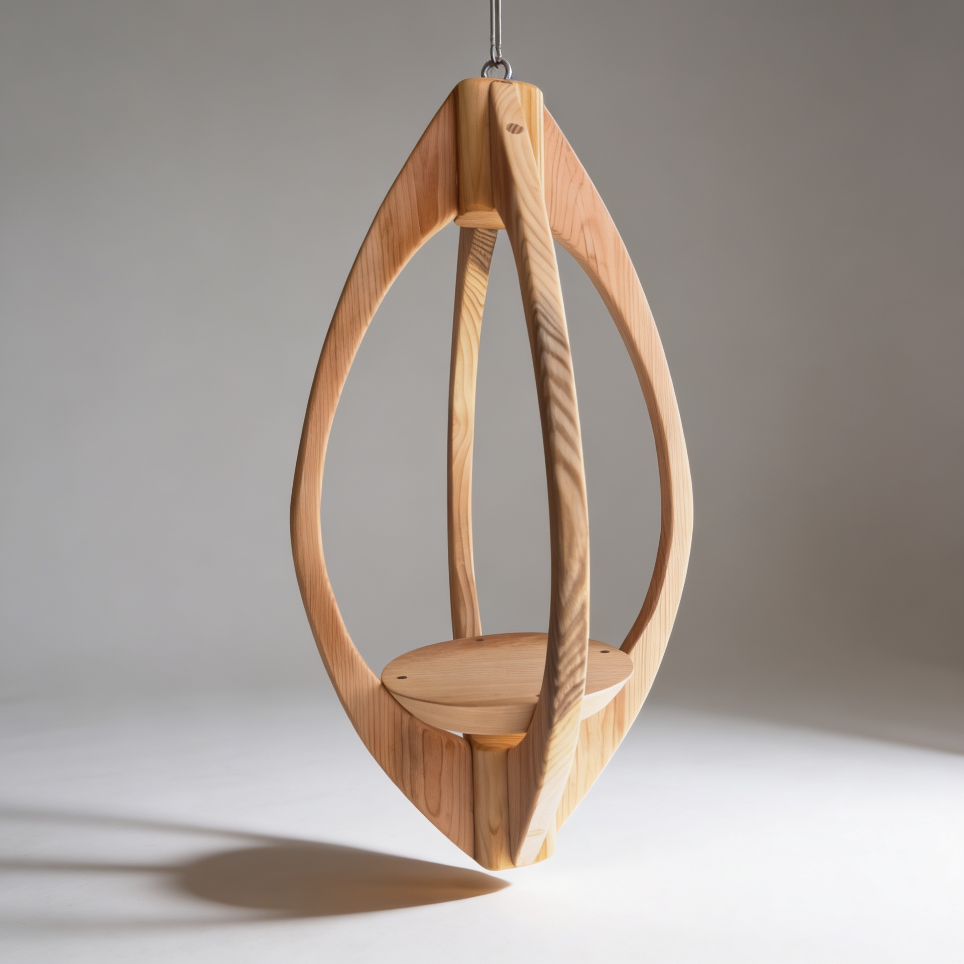 Suspension pour Plantes en Bois Design - H59cm x L29cm - S027 Souffle des Bois