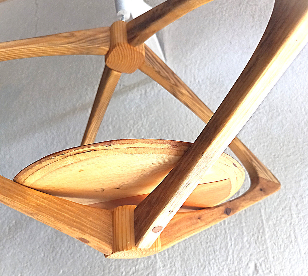 Suspension pour Plantes en Bois Design - H38cm x L61cm - S029