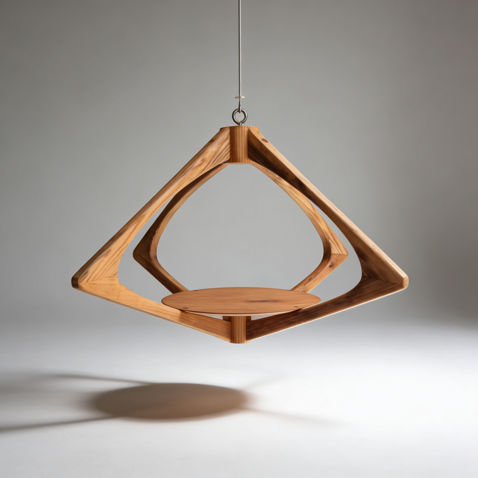 Suspension pour Plantes en Bois Design - H38cm x L61cm - S029 Souffle des Bois