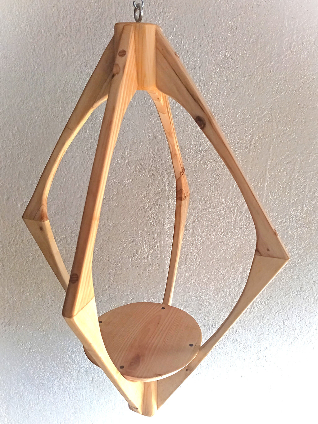 Suspension pour Plantes en Bois Design - H68cm x L46cm - S030