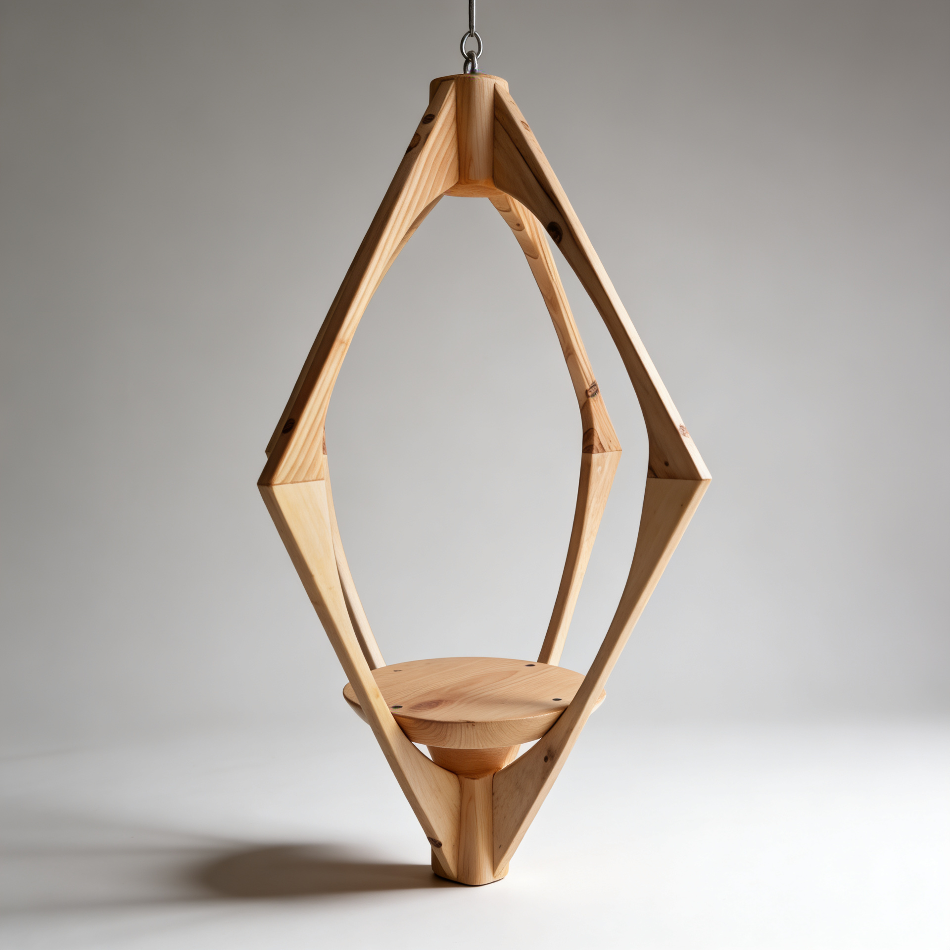 Suspension pour Plantes en Bois Design - H68cm x L46cm - S030 Souffle des Bois