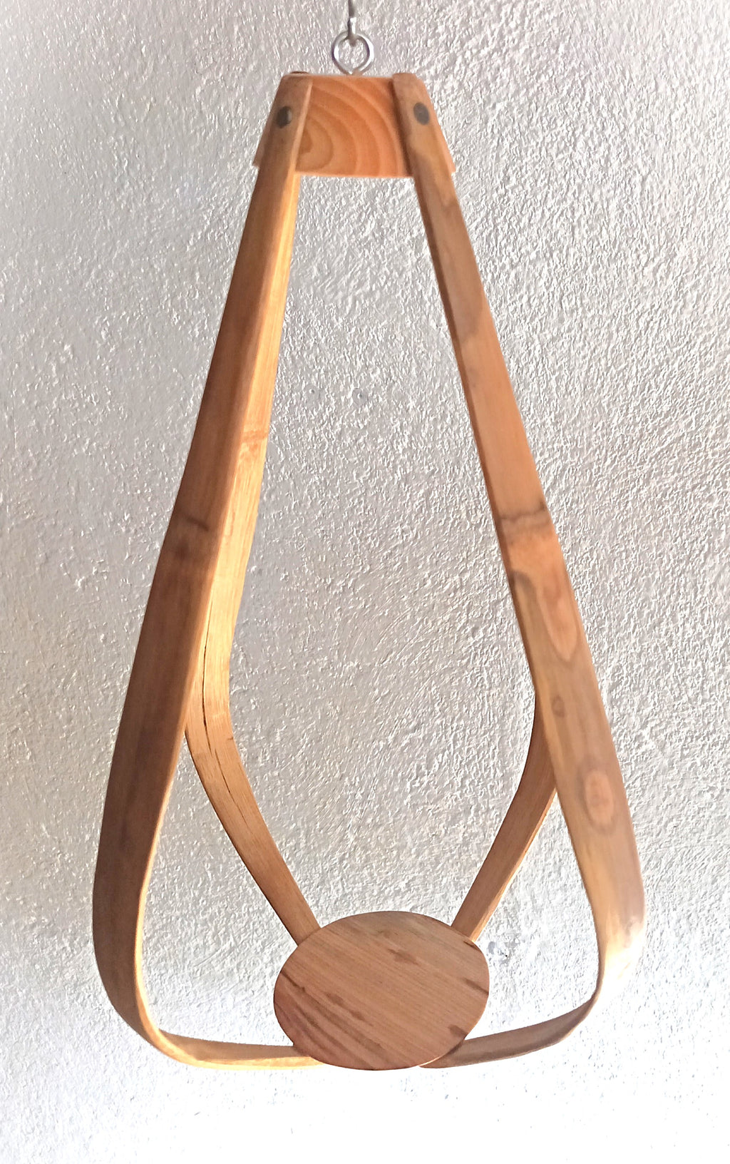 Suspension pour Plantes en Bambou et Bois Design - H45cm x L28cm - S031