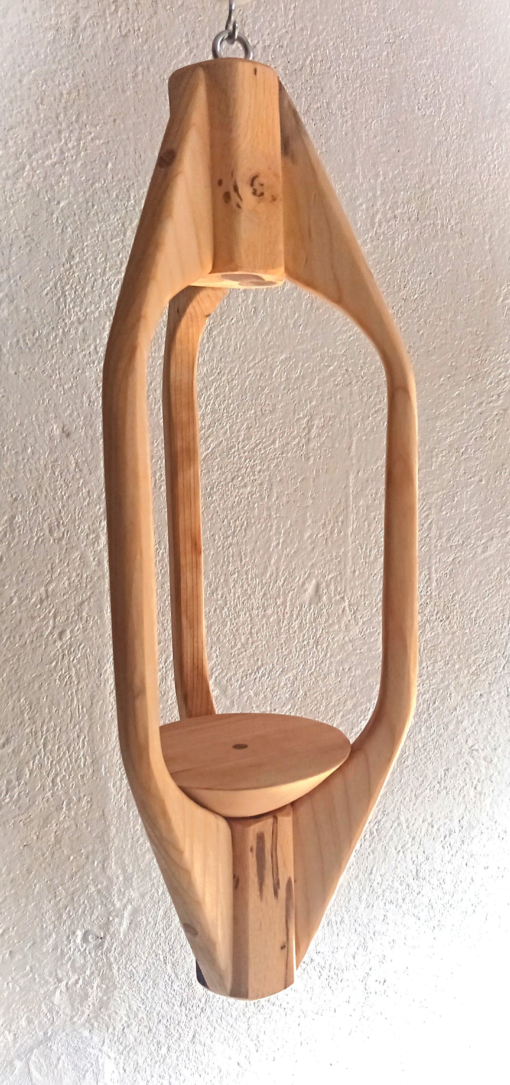 Suspension pour Plantes en Bois Design - H55cm x L20cm - S032