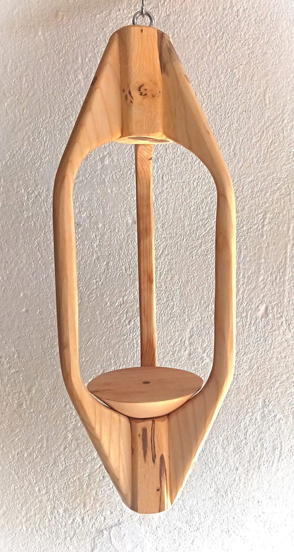 Suspension pour Plantes en Bois Design - H55cm x L20cm - S032