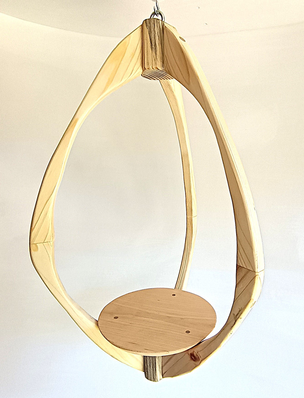 Suspension pour plantes en bois massif S046 - Design aérien - (H59cmxL34cm)