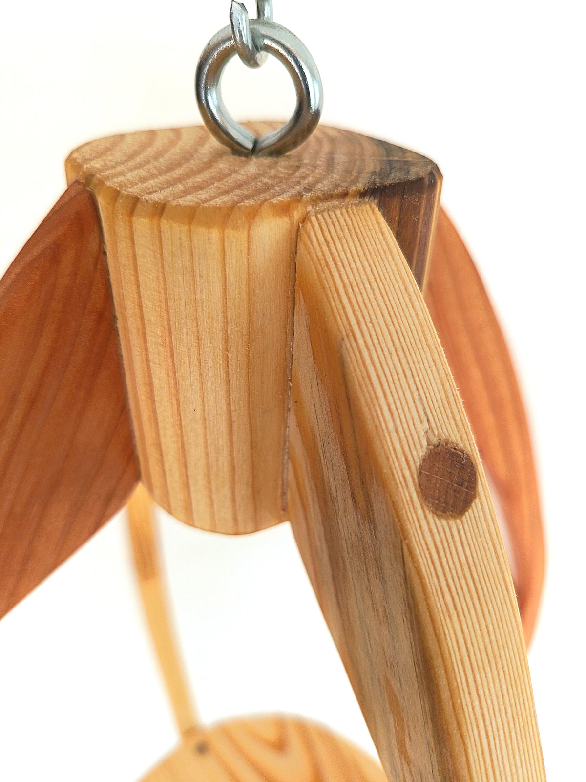 Suspension pour plantes en bois massif S049 - Design aérien - (H51cmxL35cm) Souffle des Bois