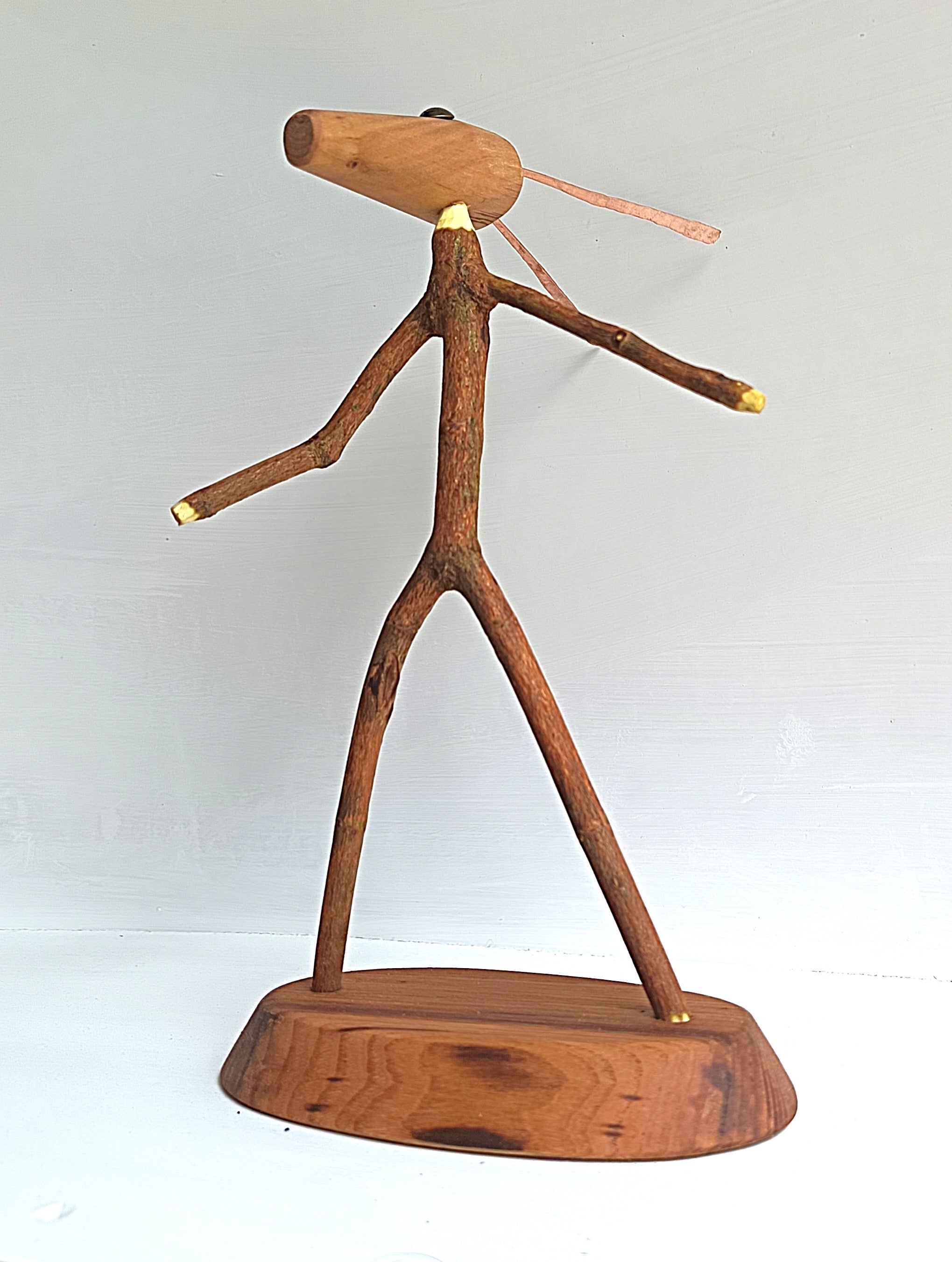 Wanilkeke — Figurine Totémique en Bois Naturel