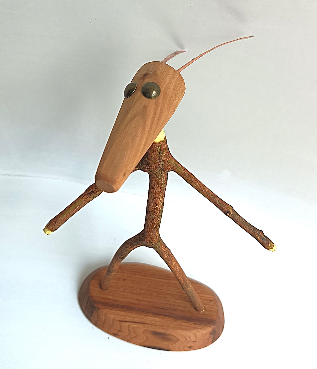 Wanilkeke — Figurine Totémique en Bois Naturel